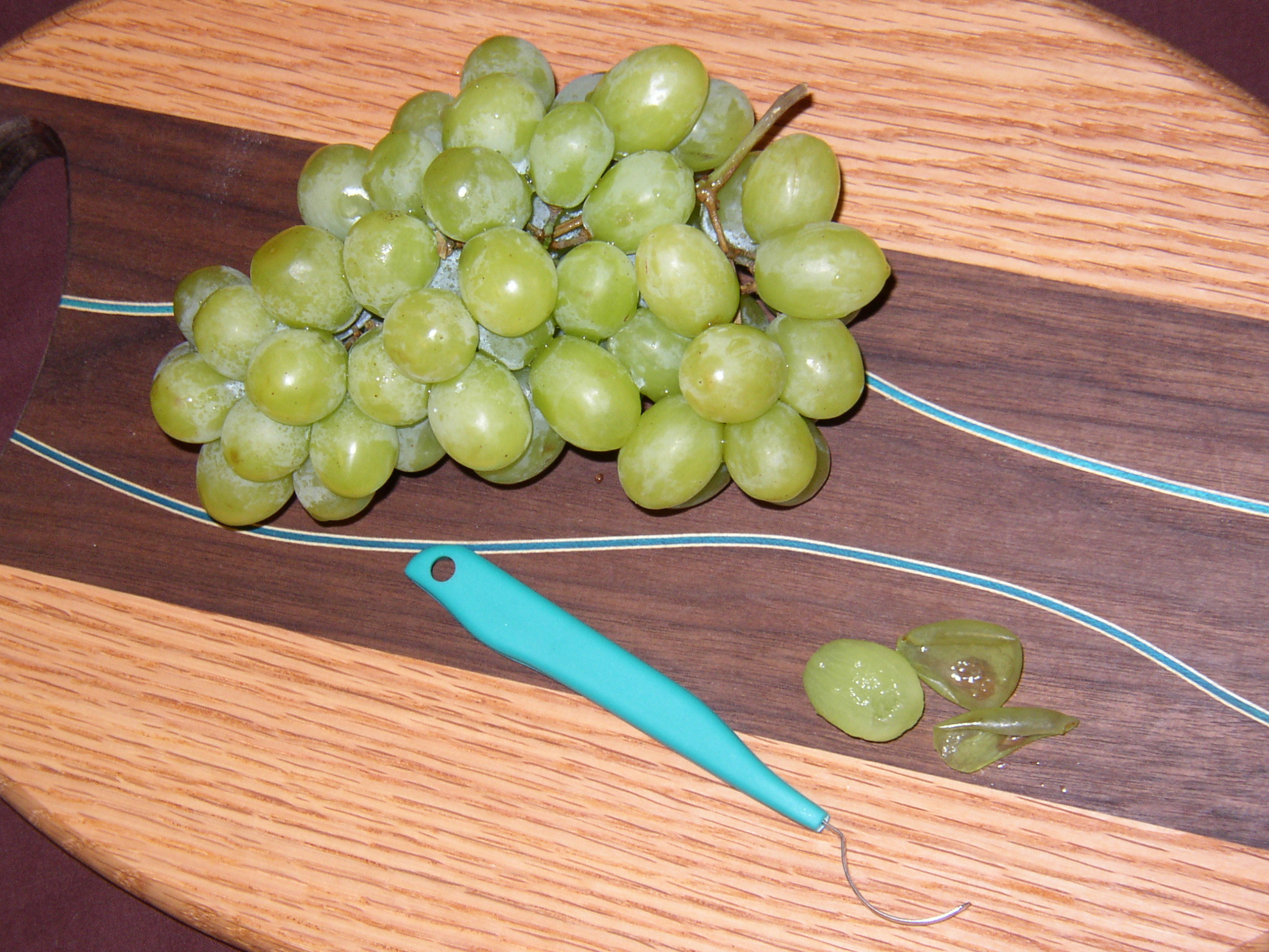 Grape peeler-removes skins effortlessly